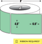 Thermal Transfer: 4 in. x 6 in. General Purpose Roll Label - 3 inch core
