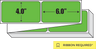 Thermal Transfer: 4 in. x  6 in. General Purpose Fanfold Label