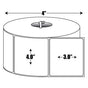 Direct Thermal: 4 in. x 3 in. General Purpose Roll Label - 1 inch core