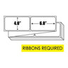 Thermal Transfer: 4 in. x  6 in. General Purpose Fanfold Label