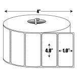 Direct Thermal: 4 in. x 1 in. Cold Temperature Roll Label - 1 inch core