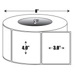 Direct Thermal: 4 in. x 3 in. General Purpose Roll Label - 3 inch core