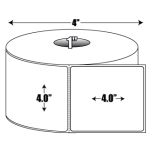 Direct Thermal: 4 in. x 4 in. General Purpose Roll Label - 1 inch core