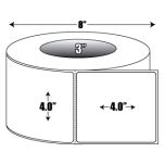 Direct Thermal: 4 in. x 4 in. General Purpose Roll Label - 3 inch core