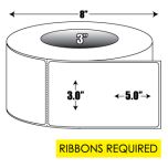 Thermal Transfer: 3 in. x 5 in. General Purpose Roll Label - 3 inch core