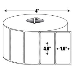 Direct Thermal: 4 in. x 1 in. General Purpose Roll Label - 1 inch core