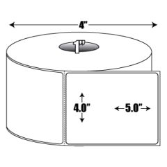 Direct Thermal: 4 in. x 5 in. General Purpose Roll Label - 1 inch core